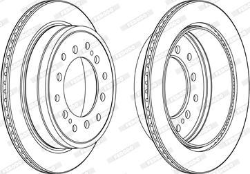 Ferodo DDF2505C - Jarrulevy inparts.fi