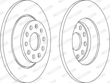 Ferodo DDF2506C - Jarrulevy inparts.fi