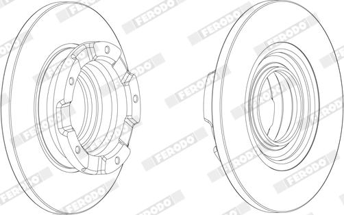 Ferodo DDF2573X - Jarrulevy inparts.fi