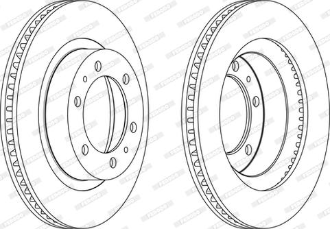 Ferodo DDF2606C - Jarrulevy inparts.fi