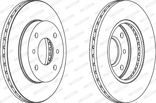 Ferodo DDF260C - Jarrulevy inparts.fi