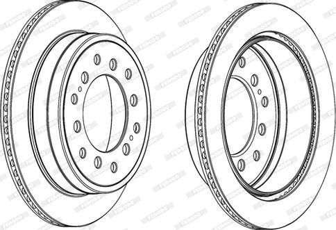 Ferodo DDF2094C-D - Jarrulevy inparts.fi