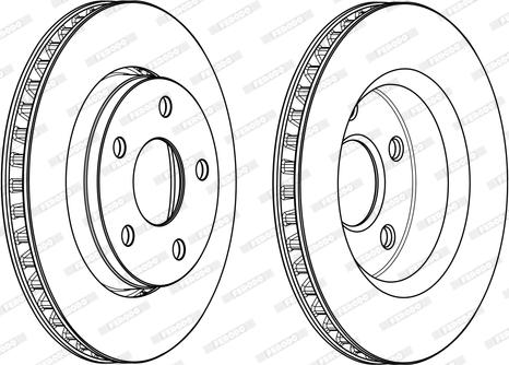 Ferodo DDF2098C - Jarrulevy inparts.fi