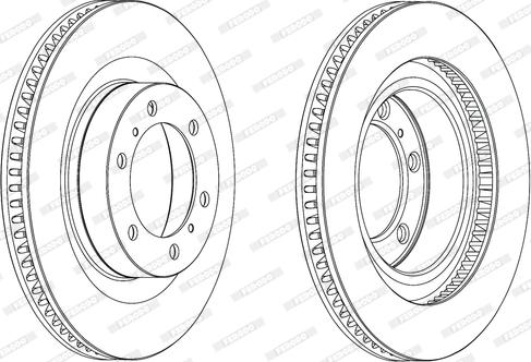 Ferodo DDF2093C-1 - Jarrulevy inparts.fi