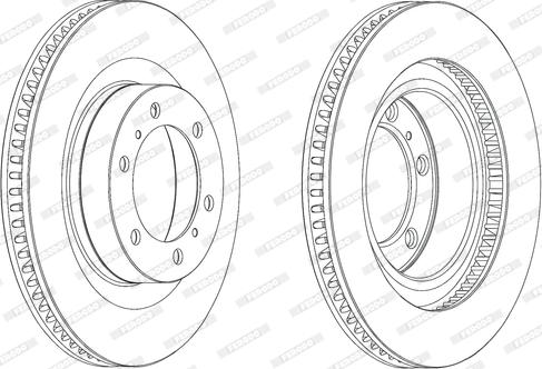 Ferodo DDF2093C - Jarrulevy inparts.fi