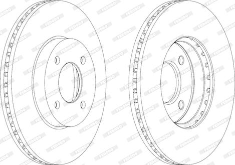 Ferodo DDF206C - Jarrulevy inparts.fi