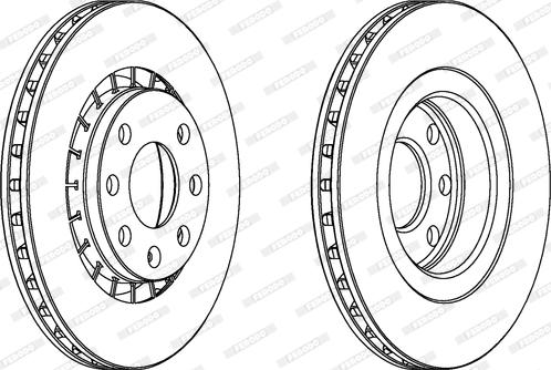 Ferodo DDF206C - Jarrulevy inparts.fi