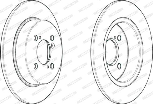 Ferodo DDF2071C - Jarrulevy inparts.fi