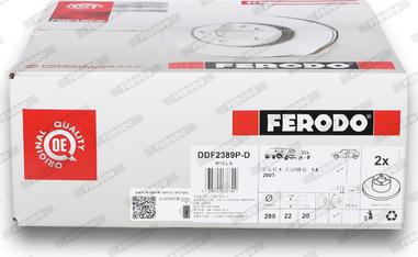 Ferodo DDF2389P-D - Jarrulevy inparts.fi