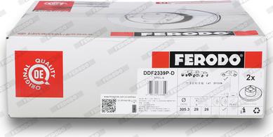 Ferodo DDF2339P-D - Jarrulevy inparts.fi