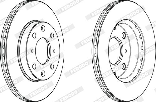 Ferodo DDF2370X - Jarrulevy inparts.fi