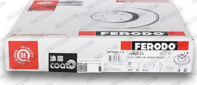 Ferodo DDF2299C-1-D - Jarrulevy inparts.fi