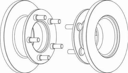 Ferodo DDF225-1 - Jarrulevy inparts.fi