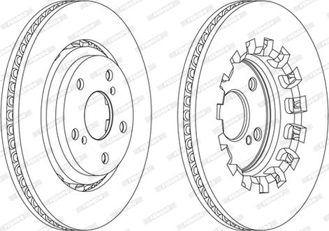 Ferodo DDF2268C - Jarrulevy inparts.fi