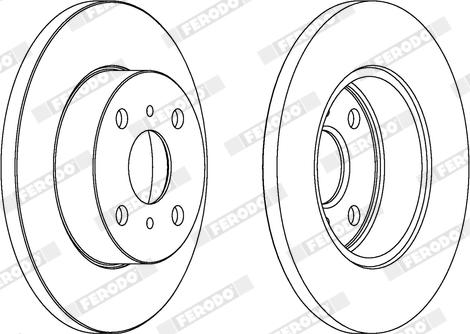 Ferodo DDF279X - Jarrulevy inparts.fi