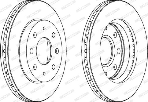 Ferodo DDF741C - Jarrulevy inparts.fi