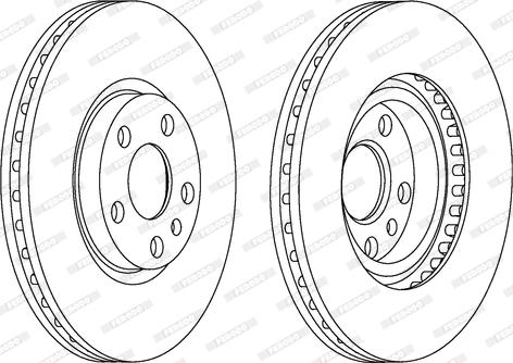 Ferodo DDF760C - Jarrulevy inparts.fi