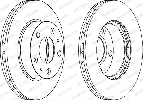 Ferodo DDF768C - Jarrulevy inparts.fi