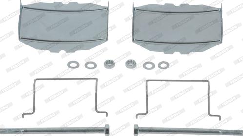 Ferodo FBA460 - Tarvikesarja, jarrupala inparts.fi
