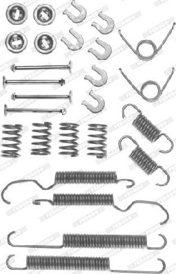 Ferodo FBA60 - Tarvikesarja, jarrukengät inparts.fi