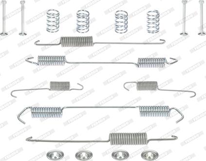 Ferodo FBA63 - Tarvikesarja, jarrukengät inparts.fi