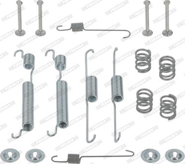 Ferodo FBA251 - Tarvikesarja, jarrukengät inparts.fi