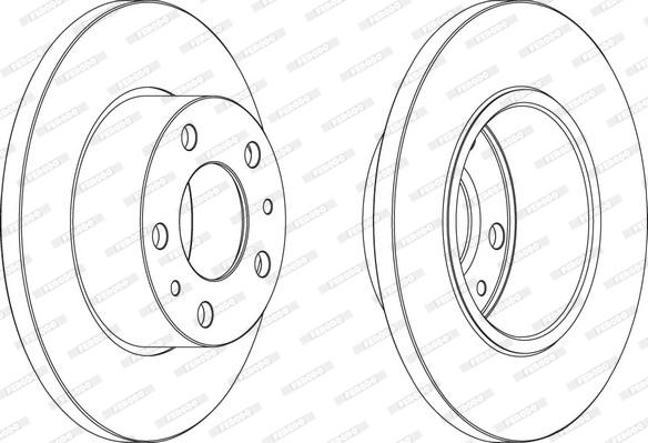 Ferodo FCR195A - Jarrulevy inparts.fi