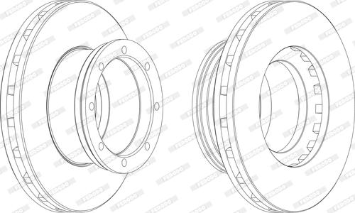 Ferodo FCR190A - Jarrulevy inparts.fi