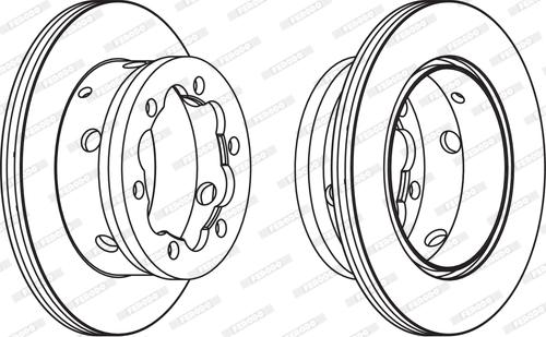 Ferodo FCR191A - Jarrulevy inparts.fi