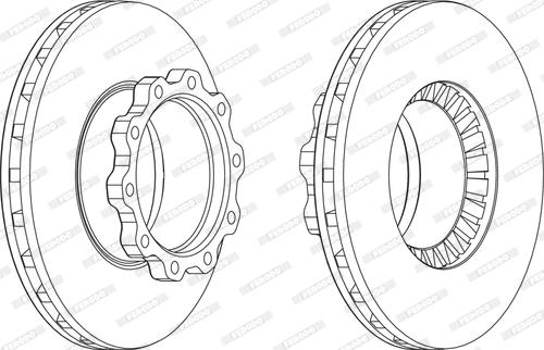 Ferodo FCR192A - Jarrulevy inparts.fi