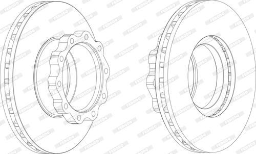 Ferodo FCR144A - Jarrulevy inparts.fi