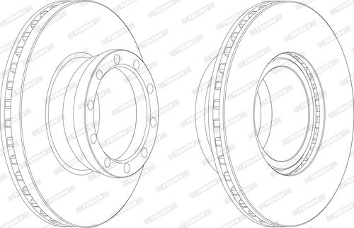 Ferodo FCR146A - Jarrulevy inparts.fi