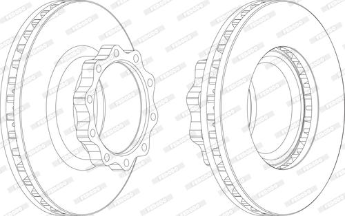 Ferodo FCR147A - Jarrulevy inparts.fi