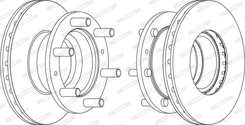 Ferodo FCR157A - Jarrulevy inparts.fi