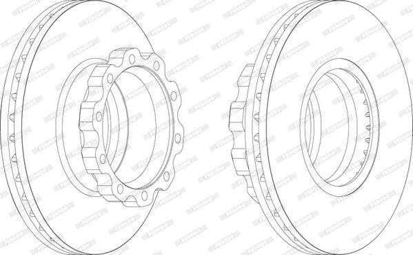 Ferodo FCR160A - Jarrulevy inparts.fi