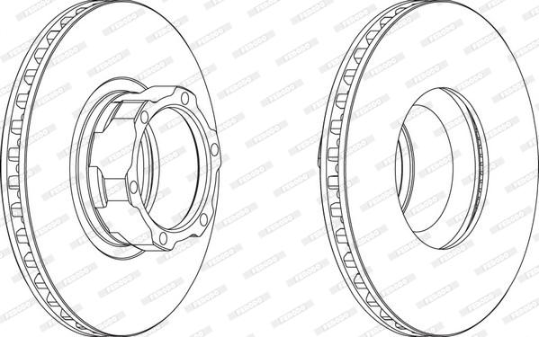 Ferodo FCR163A - Jarrulevy inparts.fi