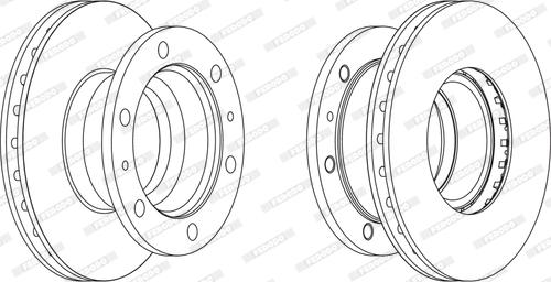 Ferodo FCR105A - Jarrulevy inparts.fi