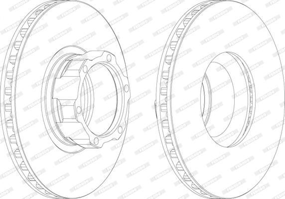 Ferodo FCR119A - Jarrulevy inparts.fi