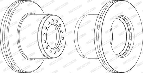 Ferodo FCR189A - Jarrulevy inparts.fi