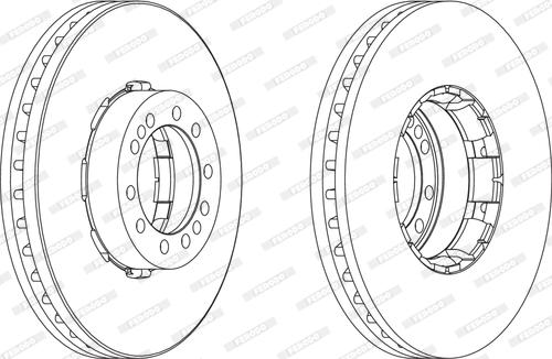 Ferodo FCR185A - Jarrulevy inparts.fi