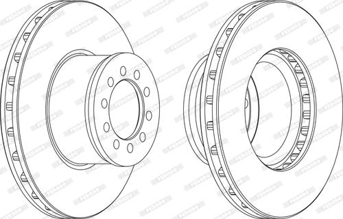 Ferodo FCR186A - Jarrulevy inparts.fi