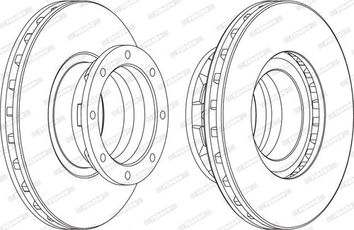 Ferodo FCR187A - Jarrulevy inparts.fi