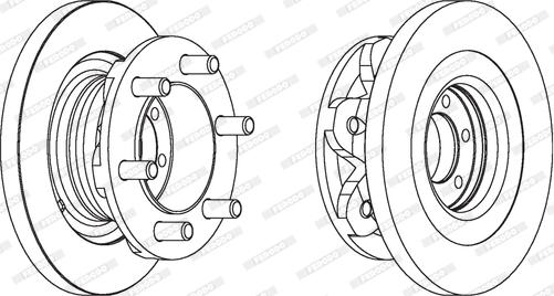 Ferodo FCR139A - Jarrulevy inparts.fi