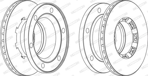 Ferodo FCR175A - Jarrulevy inparts.fi