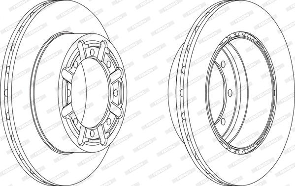 Ferodo FCR340A - Jarrulevy inparts.fi