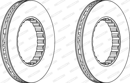 Ferodo FCR348A - Jarrulevy inparts.fi