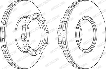 Ferodo FCR353A - Jarrulevy inparts.fi