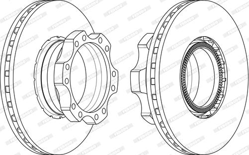 Ferodo FCR302A - Jarrulevy inparts.fi