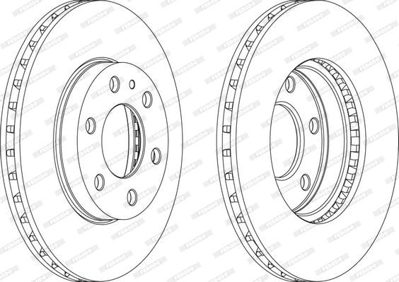 Ferodo FCR314A - Jarrulevy inparts.fi