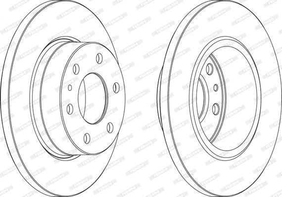 Ferodo FCR315A - Jarrulevy inparts.fi